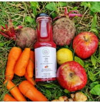 *Apple, Beet & Carrot Juice (ABC, Cold-Pressed , 220ml, Satva Farm)